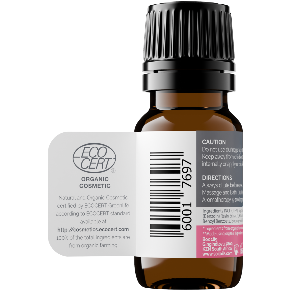 Organic Benzoin Essential Oil (Styrax Tonkinensis Resin and