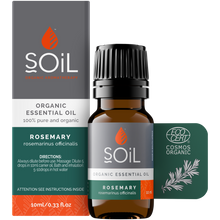 Organic Rosemary Essential Oil (Rosemarinus Officinalis) 10ml