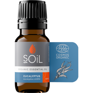 Organic Eucalyptus Essential Oil (Eucalyptus Smithii) 10ml