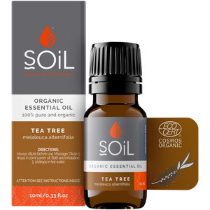 Organic Tea Tree Essential Oil (Melaleuca Alternifolia) 10ml