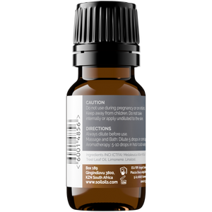 Organic Tea Tree Essential Oil (Melaleuca Alternifolia) 10ml