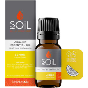 Organic Lemon Essential Oil (Citrus Limon) 20ml