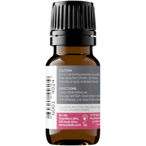 Organic Bergamot Essential Oil (Citrus Bergamia) 10ml