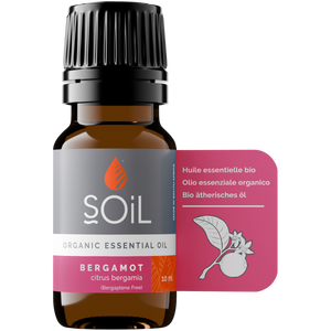 Organic Bergamot Essential Oil (Citrus Bergamia) 10ml