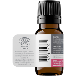 Organic Bergamot Essential Oil (Citrus Bergamia) 10ml