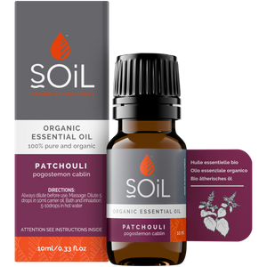 Organic Patchouli Essential Oil (Pogostemon Cablin) 10ml