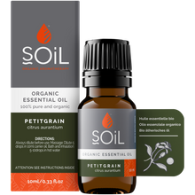 Organic Petitgrain Essential Oil (Citrus Aurantium) 10ml