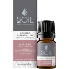 Organic Melissa Essential Oil (Melissa Officinalis) 2.5ml