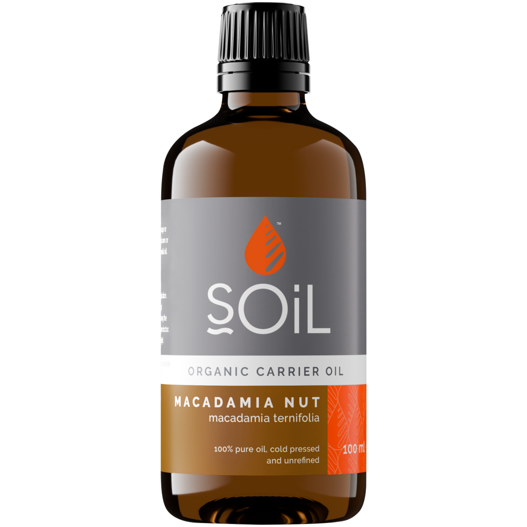 Organic Macadamia Nut Oil (Macadamia Integrifolia) 100ml