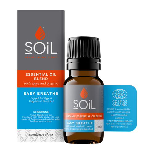 Easy Breathe - Organic Essential Oil Blend 10ml