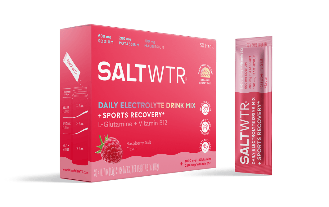 Functional Electrolyte Drink Mix - Sports Hydration - Raspberry Salt - 30 Pack