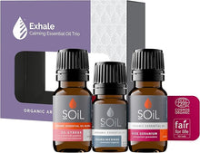 SOiL Exhale Organic Essential Oil Trio