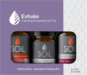 SOiL Exhale Organic Essential Oil Trio