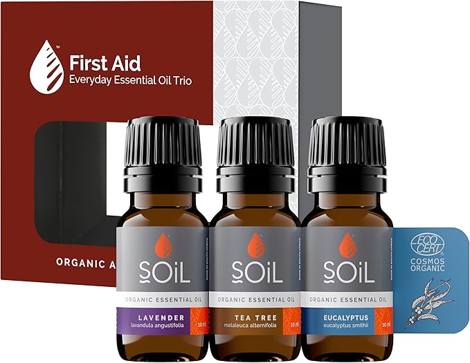 SOiL First Aid Organic Essential Oil Trio