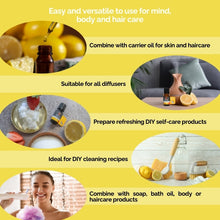 Organic Lemon Essential Oil (Citrus Limon) 10ml