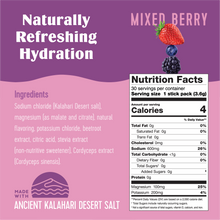 Functional Electrolyte Drink Mix - Clean Energy - Mixed Berry - 30 Pack