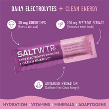 Functional Electrolyte Drink Mix - Clean Energy - Mixed Berry - 30 Pack