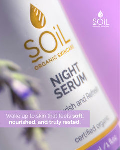 Natural and Organic Night Serum 30ml