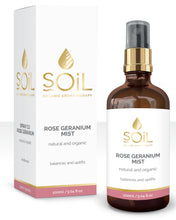 Natural and Organic Rose Geranium Mist 100ml