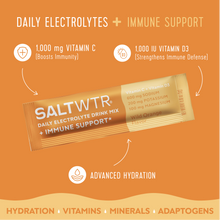 Functional Electrolyte Drink Mix - Immune Support- Wild Orange - 30 Pack
