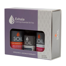 SOiL Exhale Organic Essential Oil Trio