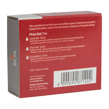 SOiL First Aid Organic Essential Oil Trio
