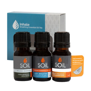 SOiL Inhale Organic Essential Oil Trio