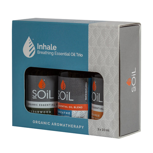 SOiL Inhale Organic Essential Oil Trio