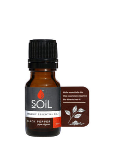 Organic Black Pepper Essential Oil (Piper Nigrum) 10ml