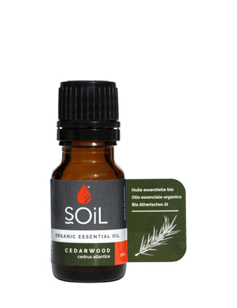 Organic Cedarwood Essential Oil (Cedrus Atlantica) 10ml