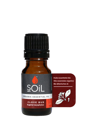 Organic Clove Bud Essential Oil (Eugenia Caryophillus) 10ml